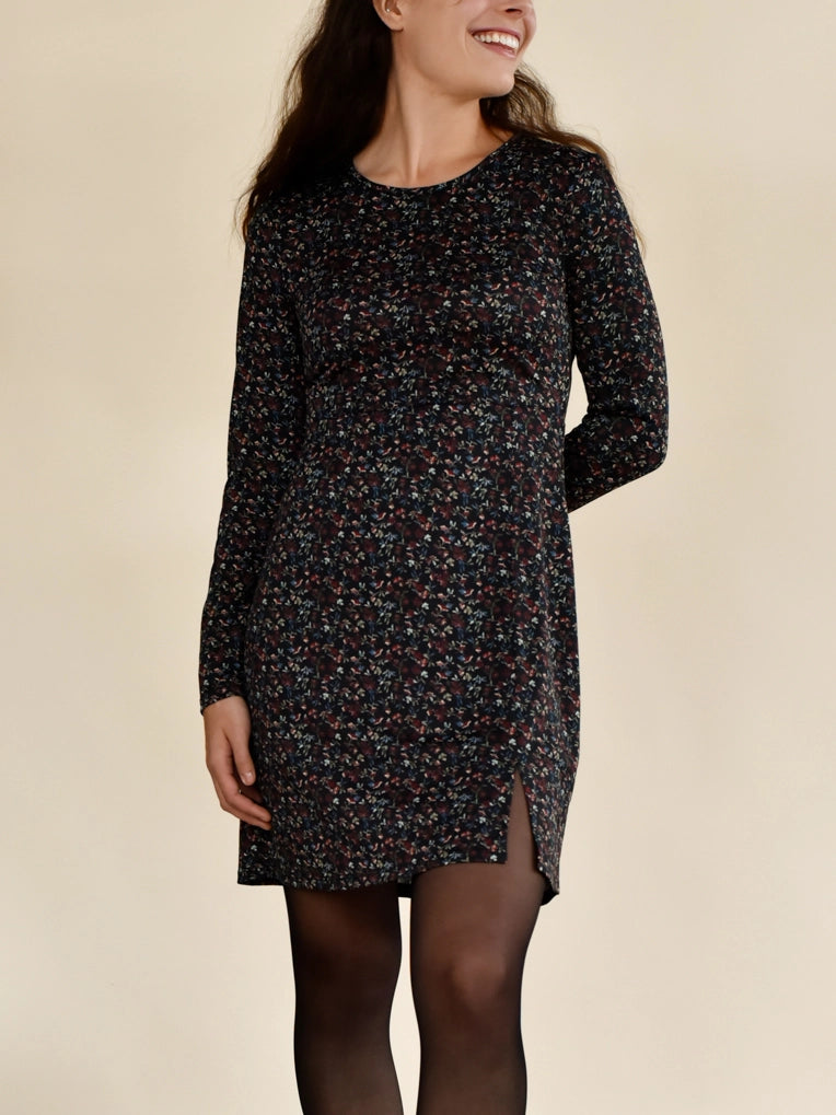 Ditsy Floral Dress for women with slit
