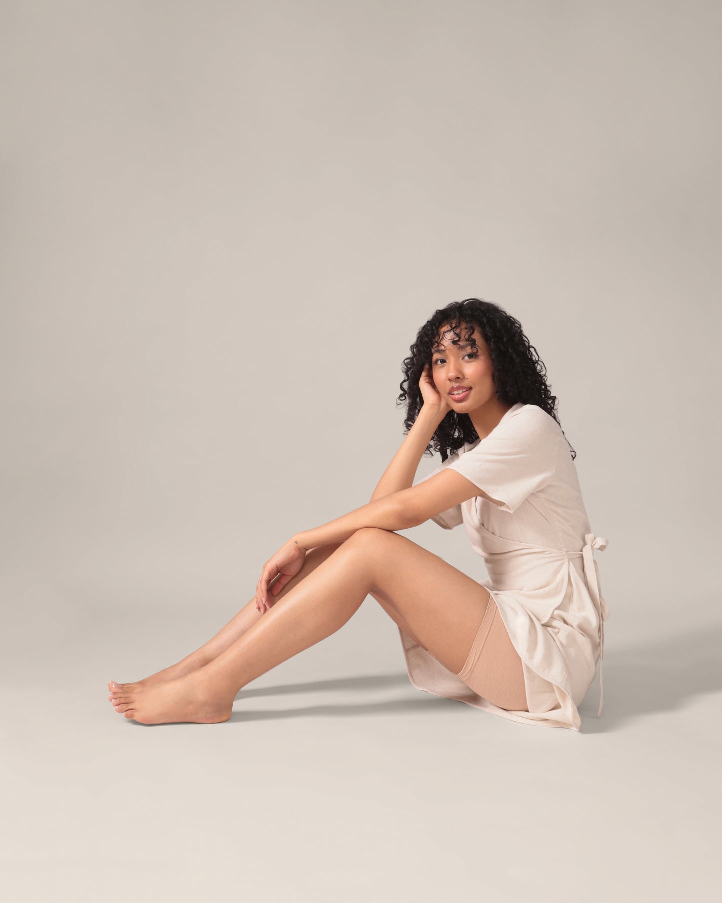 Leopard Soft Touch Seamless Undershorts in Dune