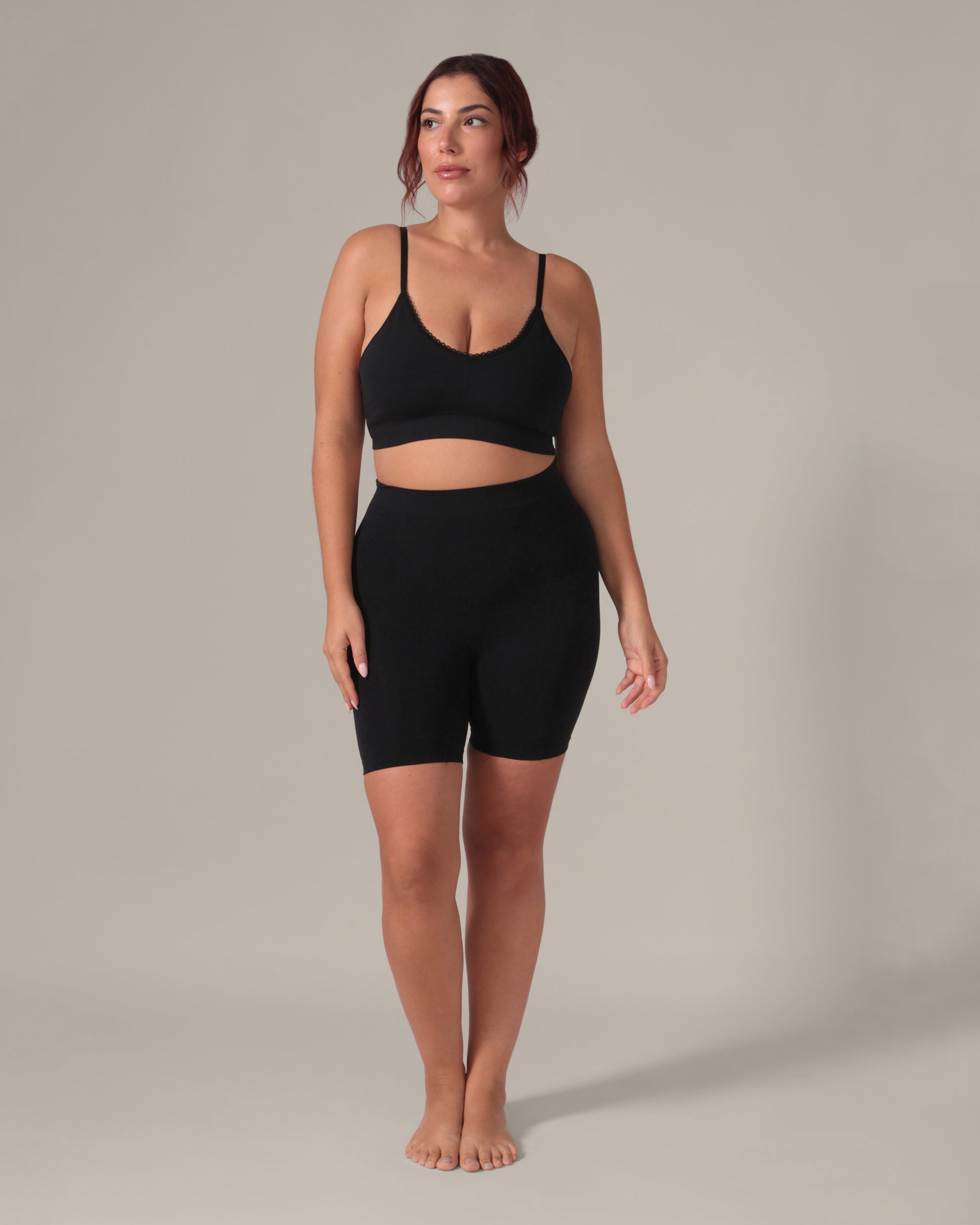 Leopard Soft Touch Seamless Undershorts in Black