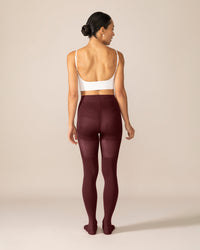 Classic Over-the-Knee Contour Shaping Tights in Zinfandel