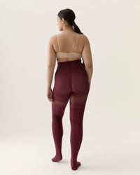 Classic Over-the-Knee Contour Shaping Tights in Zinfandel