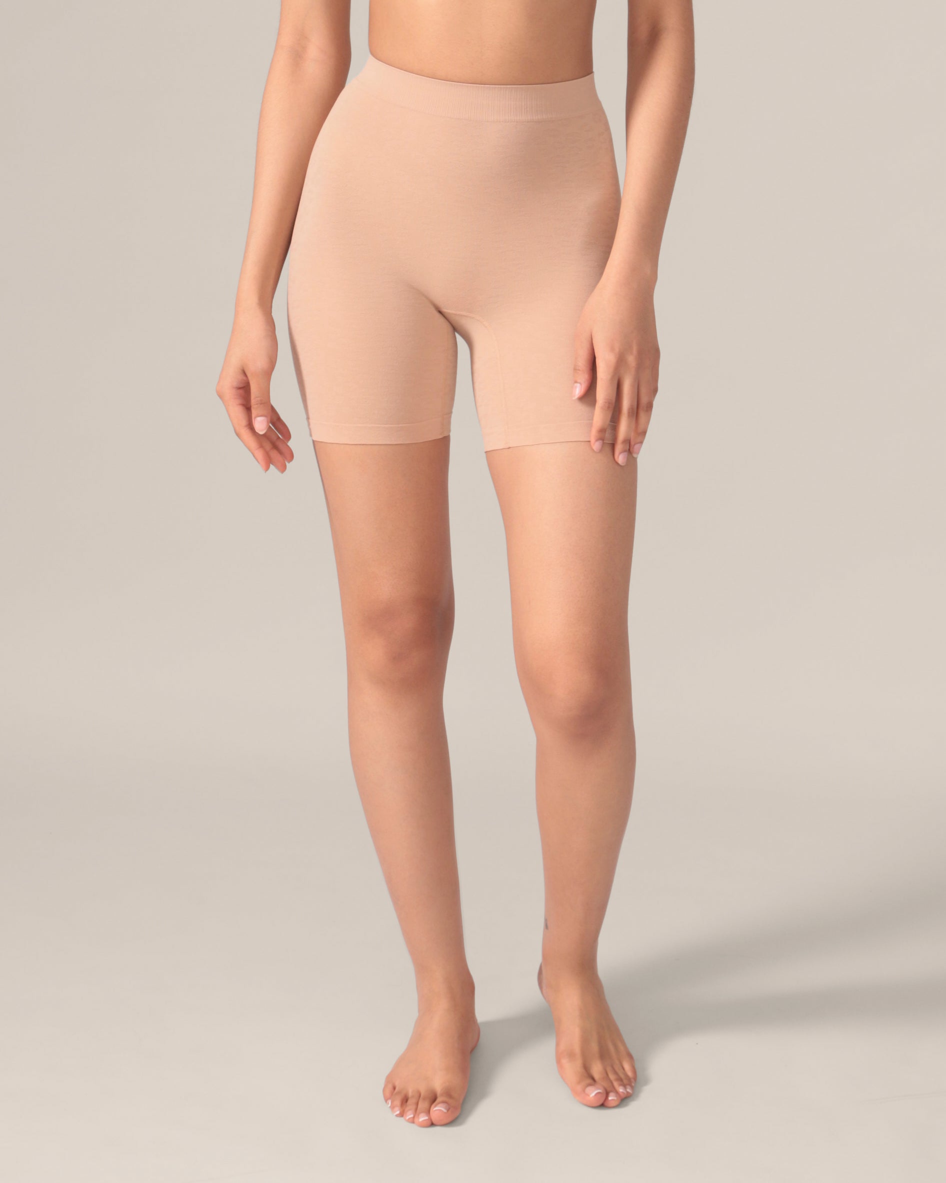 Leopard Soft Touch Seamless Undershorts in Dune