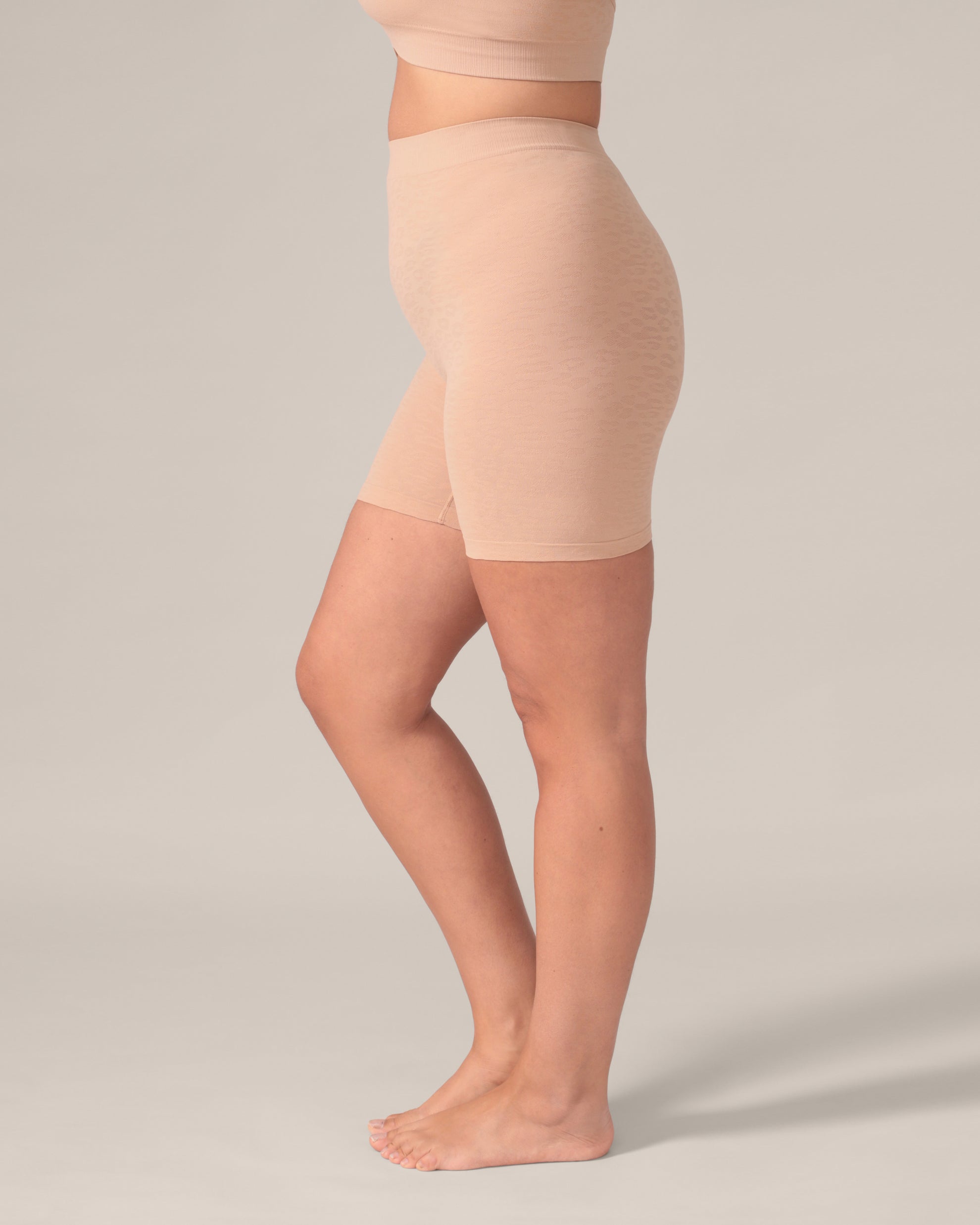 Leopard Soft Touch Seamless Undershorts in Dune