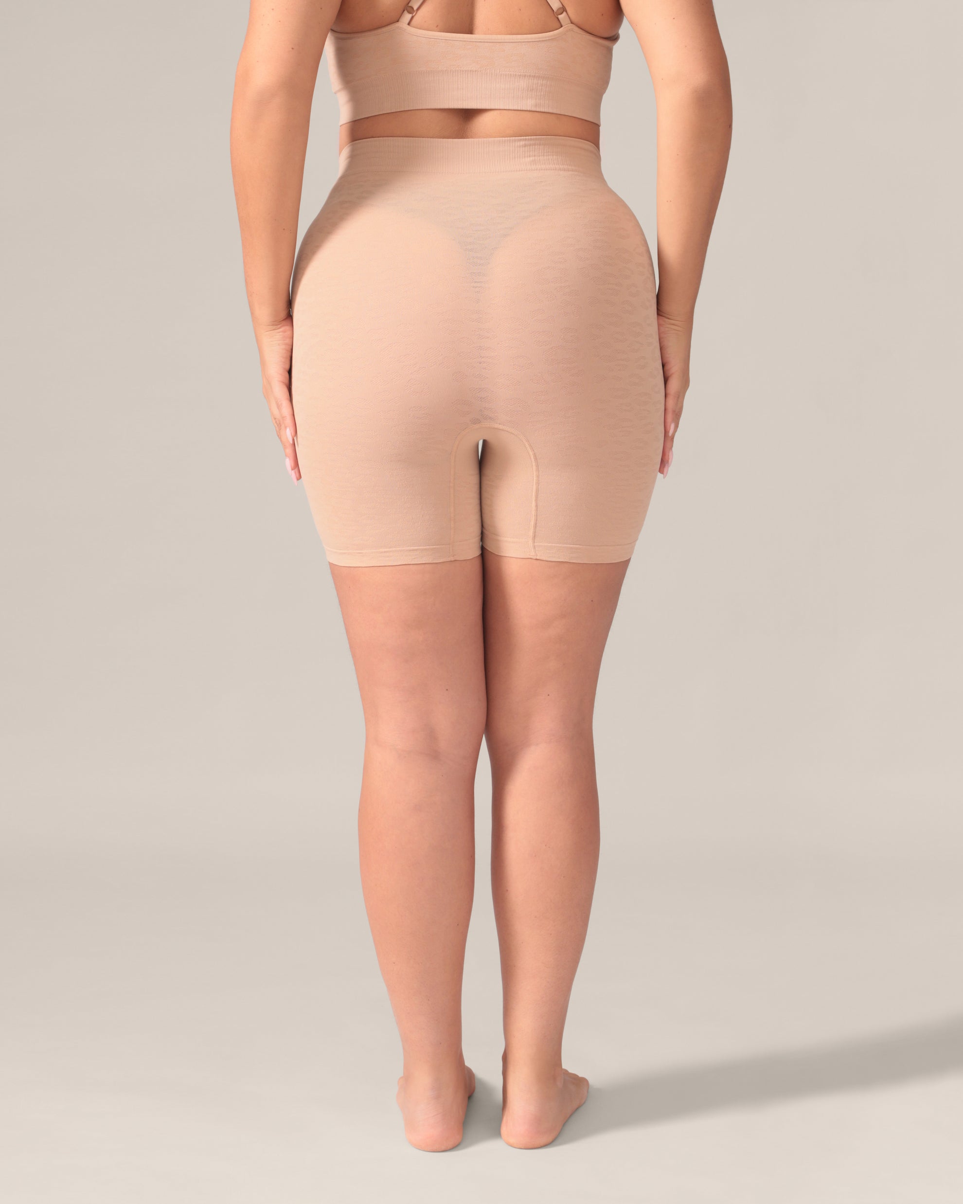 Leopard Soft Touch Seamless Undershorts in Dune