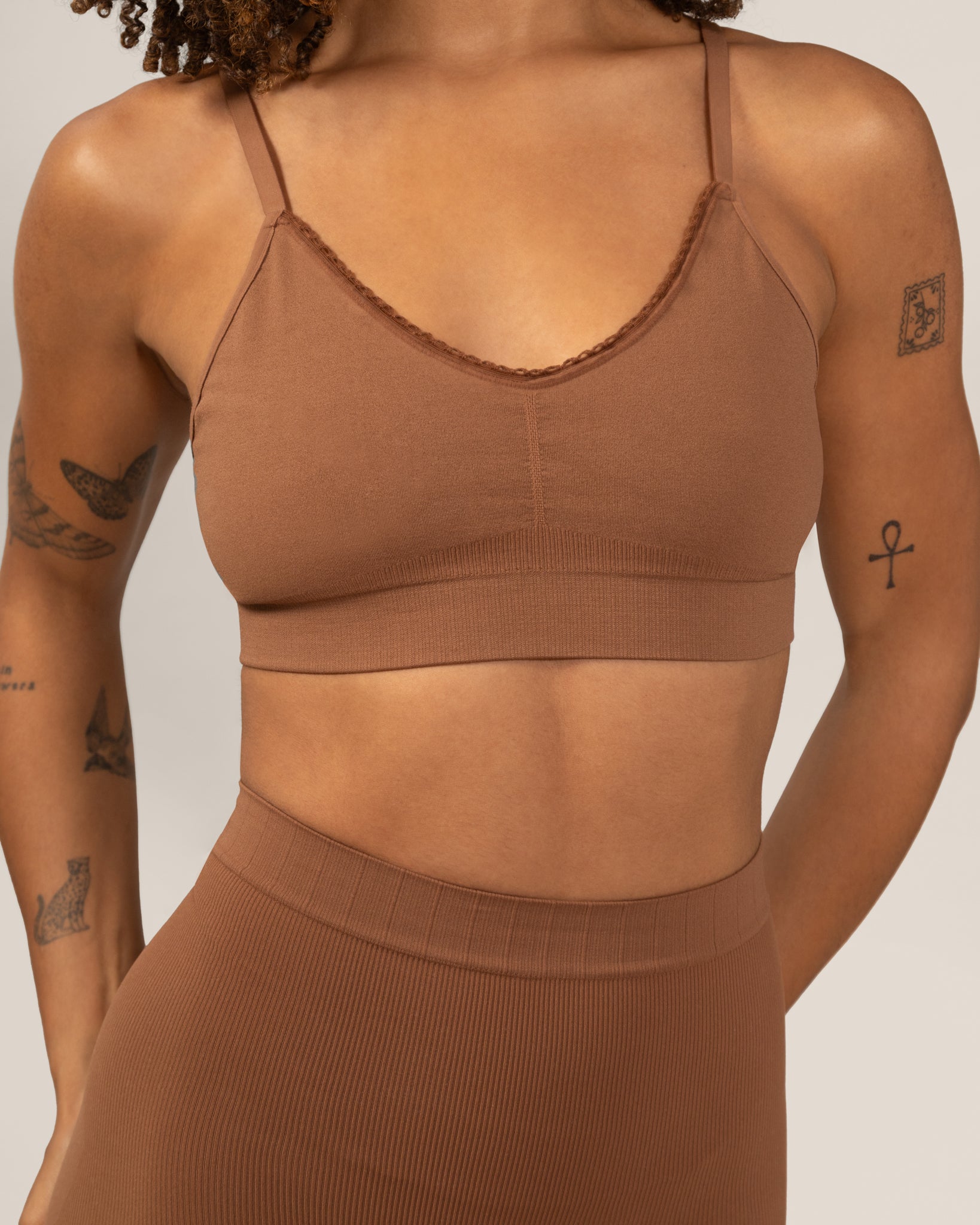 Contour Shaping Seamless Undershorts in Coffee