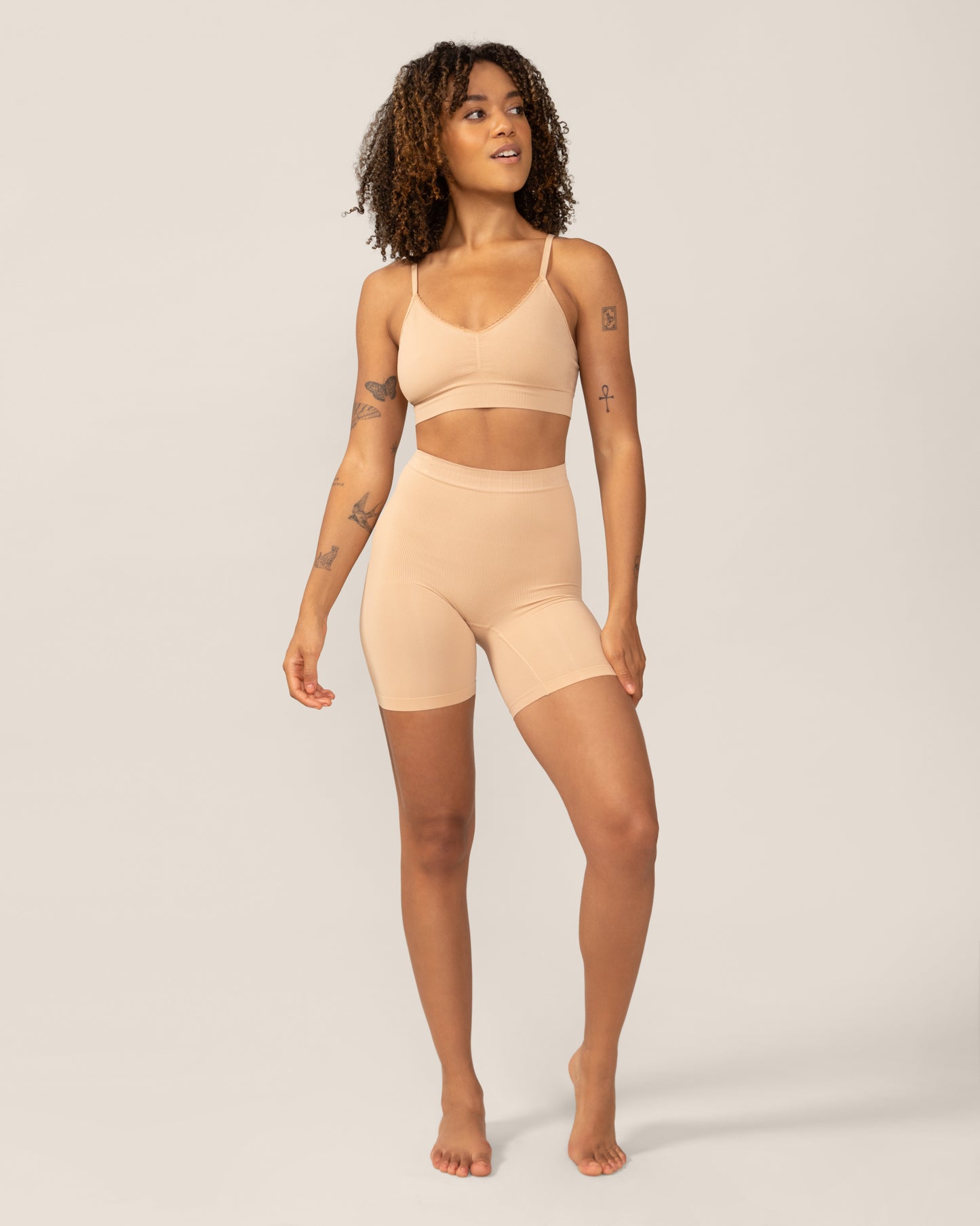 Contour Shaping Seamless Undershorts In Dune