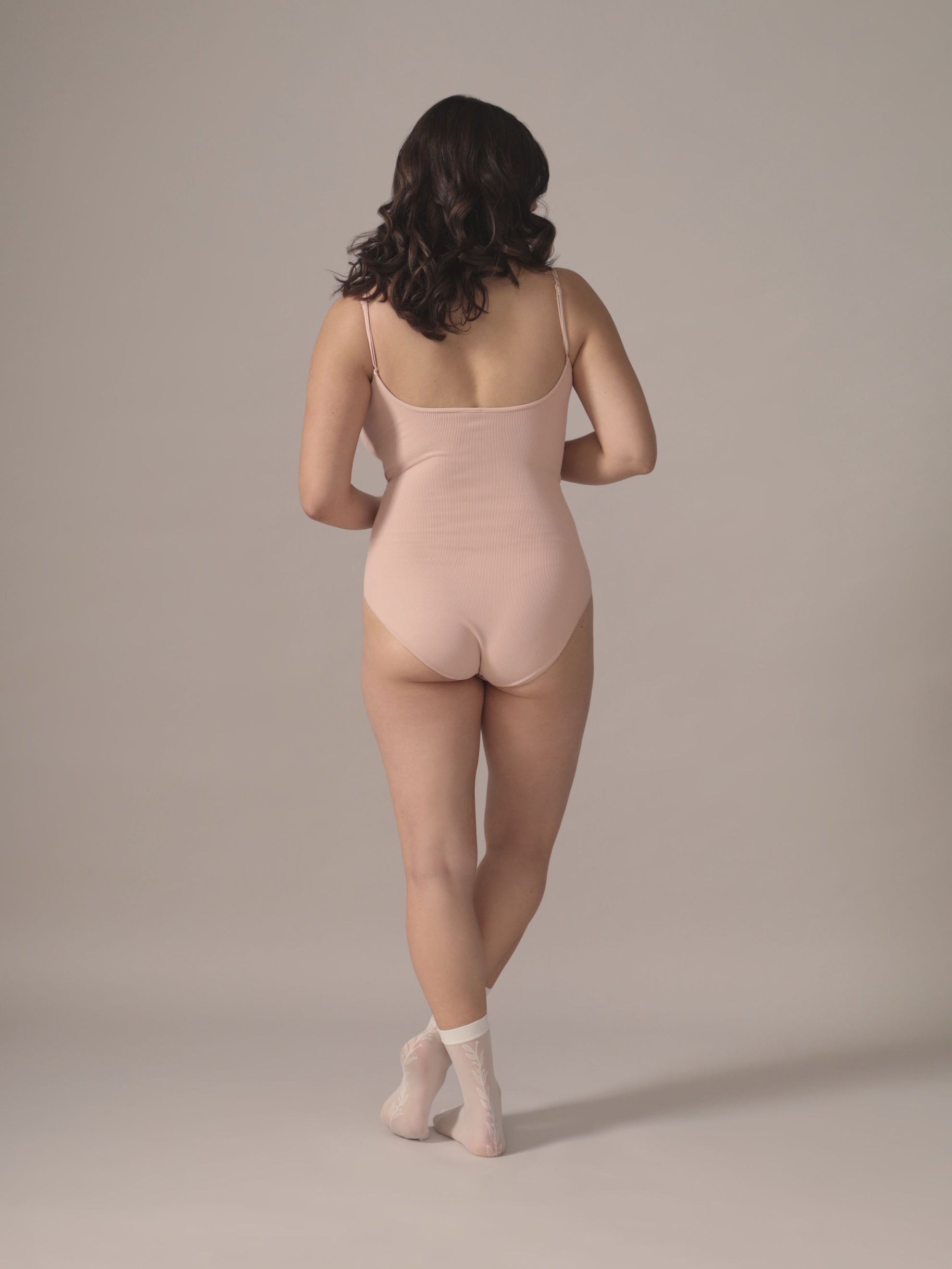 Seamless Bodysuit in Ballerina Pink