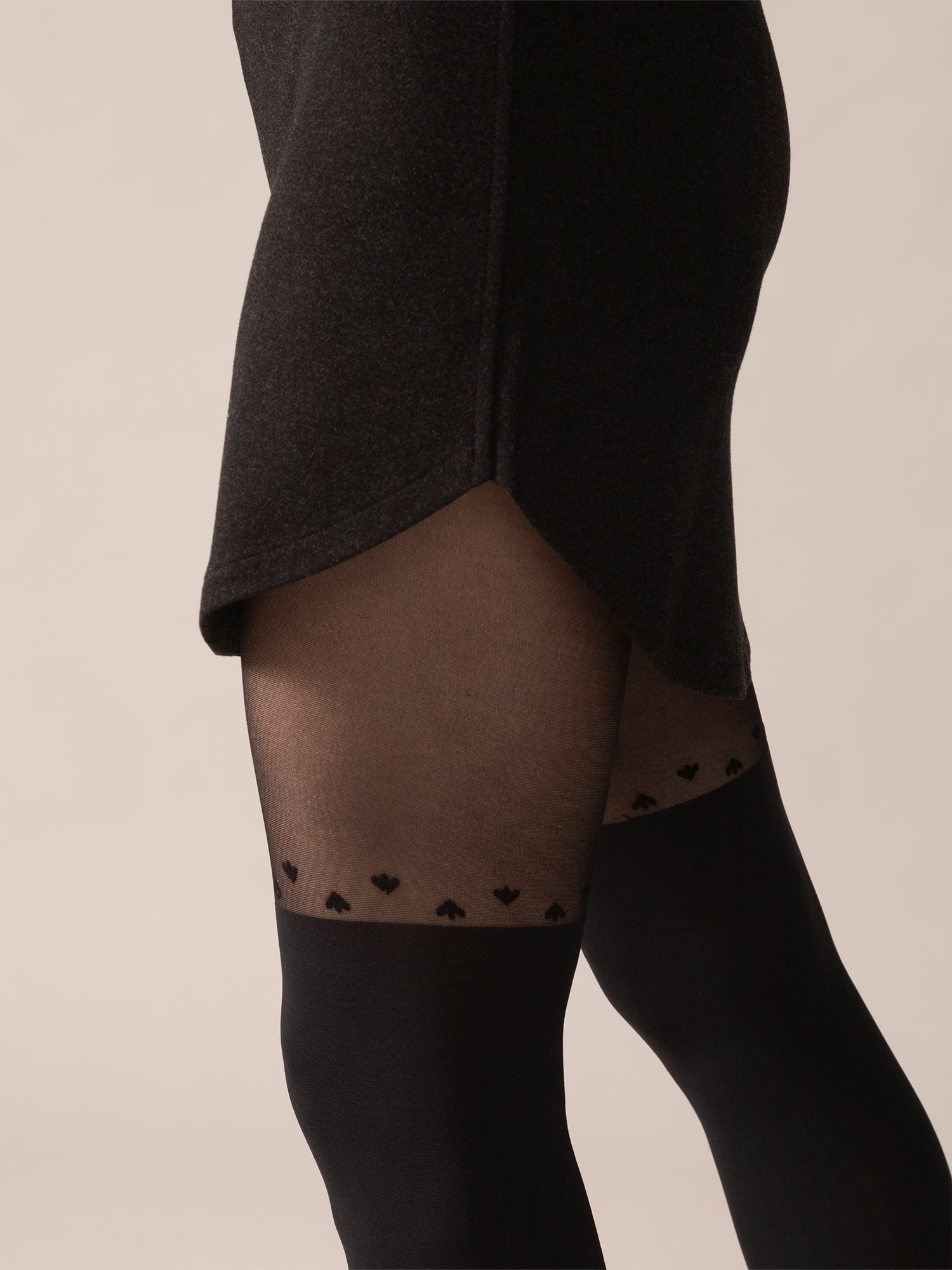 Side Tulip Cut Mini Skirt