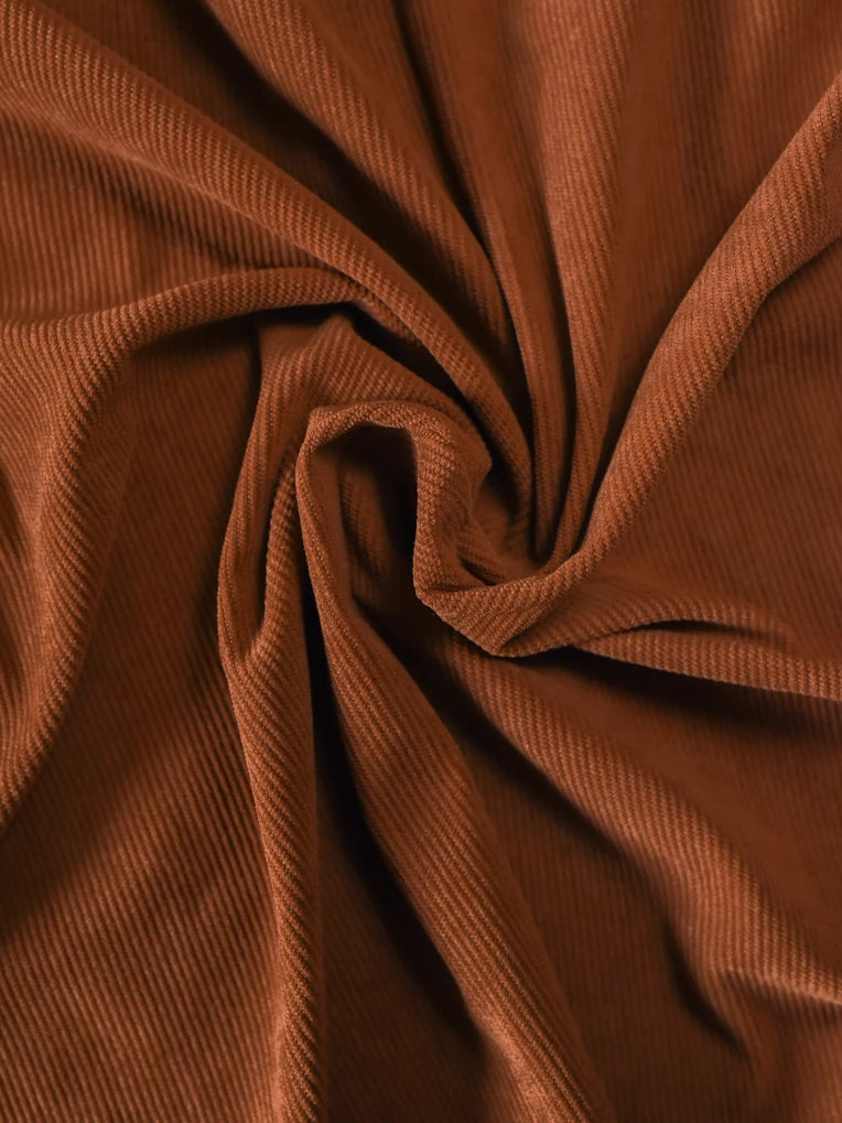 Clara Cognac Corduroy Skort