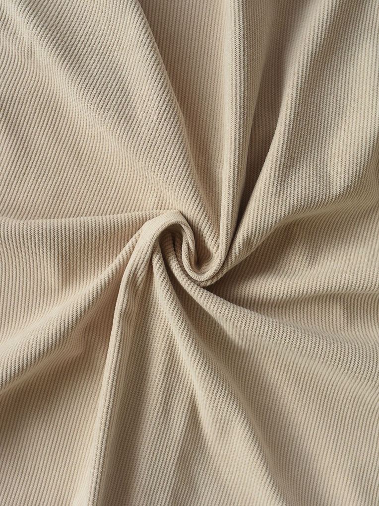 beige corduroy skort