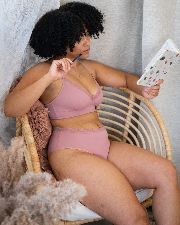 Pink Microfiber panties