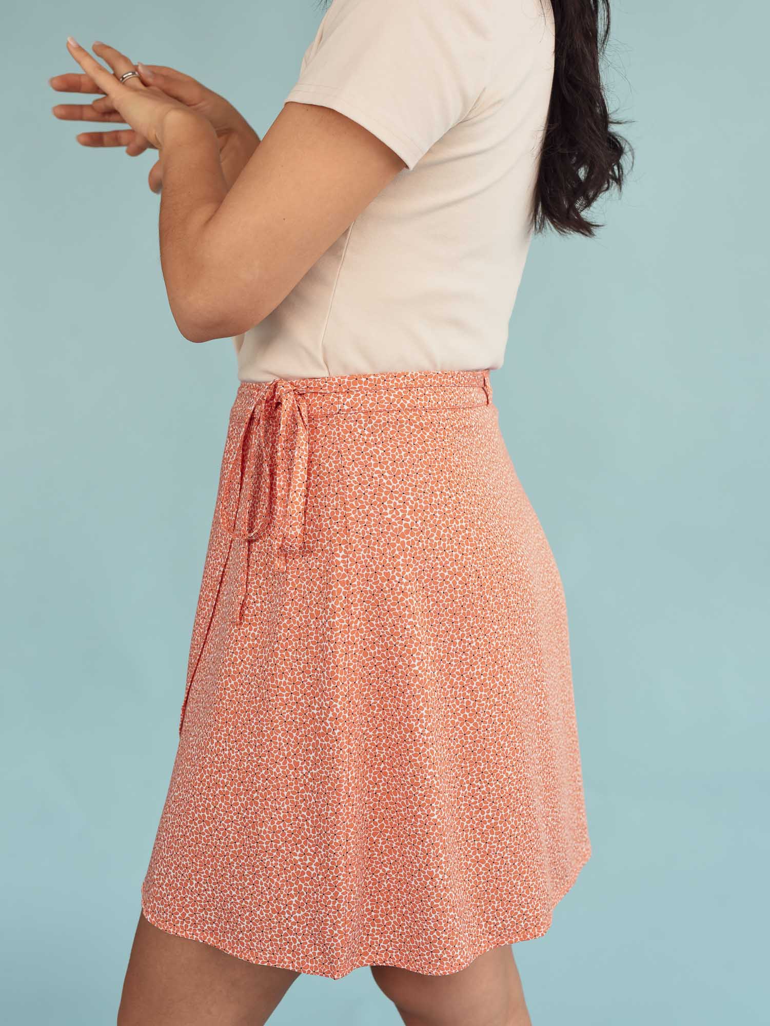 Mini jupe portefeuille pour femmes Canada